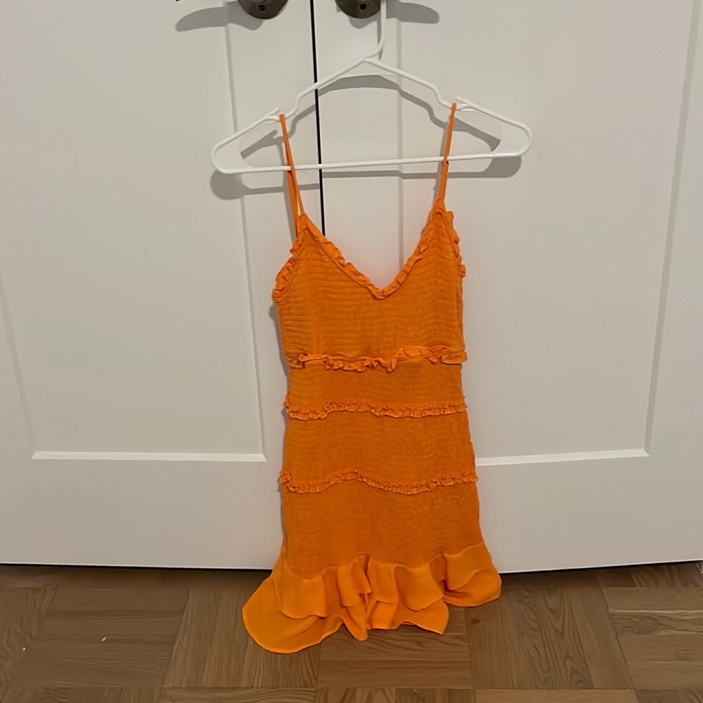 Orange dress